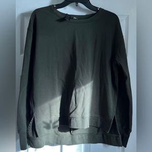 Victoria Sport Green Keyhole Sweater